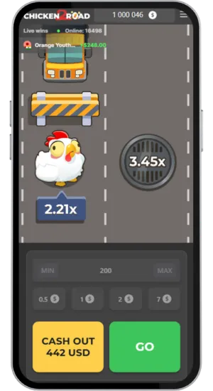 Chicken Road 2 le poulet évite un camion avec multiplicateur en hausse