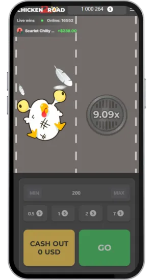 Chicken Road 2 poulet écrasé après avoir heurté un obstacle