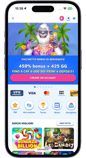 Apertura del sito del casinò in Safari su iPhone Chicken Road 2