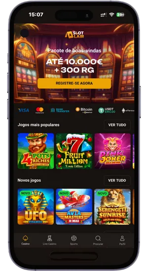 A abrir o site do casino no navegador Safari no iPhone Chicken Road 2