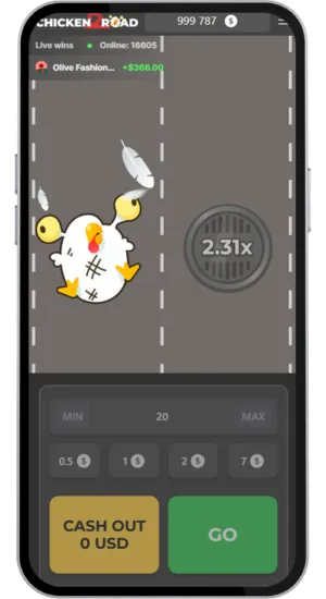 Chicken Road 2 Botsingsscène