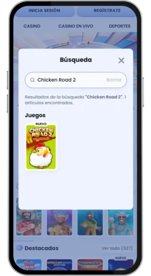 Inicio del juego Chicken Road 2