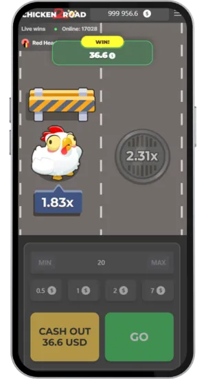 Ganho no Chicken Road 2