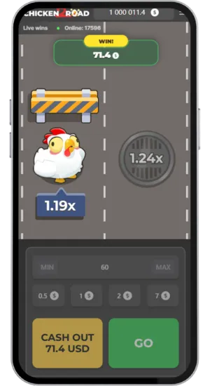 Chicken Road 2 Primer momento de victoria