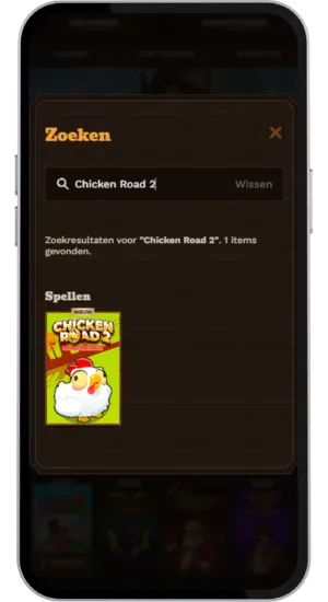 Het starten van de game Chicken Road 2