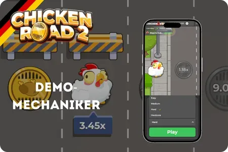 Chicken Road 2 Demo-Mechaniken Gameplay