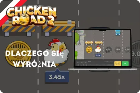 Rozgrywka Chicken Road 2 z rosnącym mnożnikiem przez pasy ruchu
