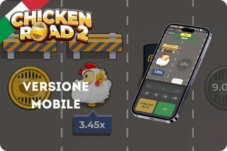 Chicken Road 2 su smartphone con controlli cashout touchscreen